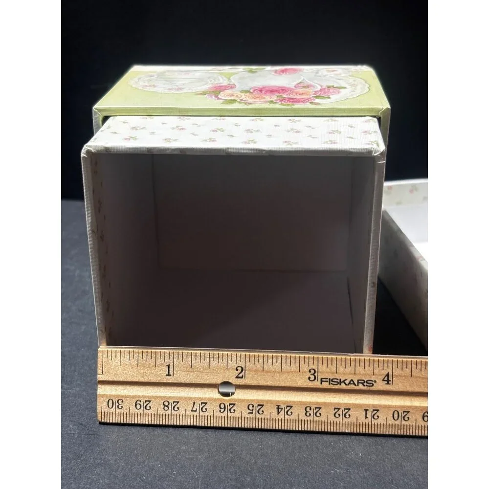 Legacy Publishing Bonnie Runge Art Work Floral Storage Boxes Set Of 2
